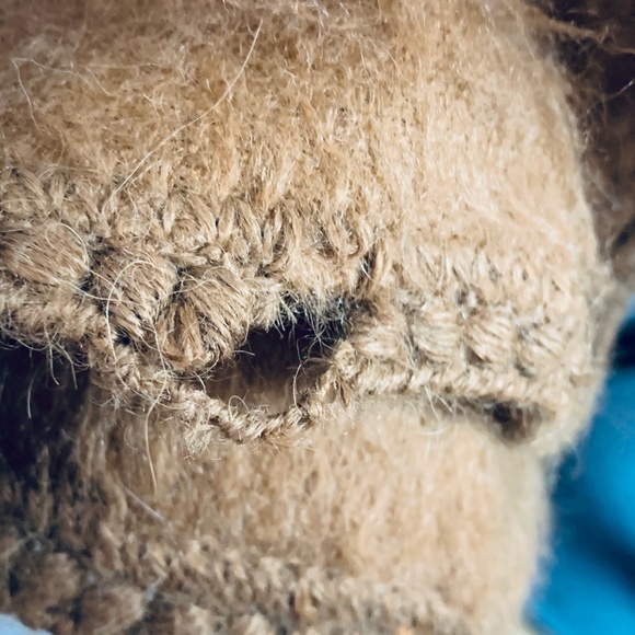 Capchtex Peru Alpaca Cape OS cognac fringe scarf - Picture 7 of 8